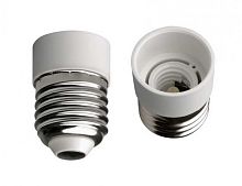 Патрон-переходник Smartbuy Е27-Е14 белый картинка 